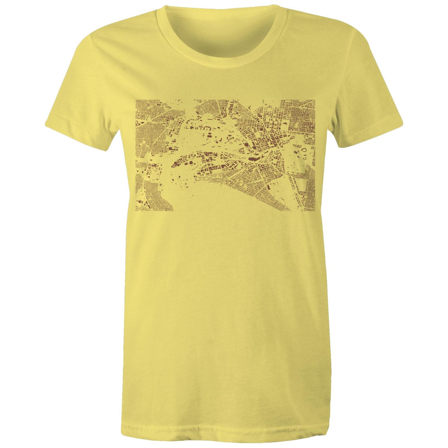 Buildings Bay City Womens T-Shirt