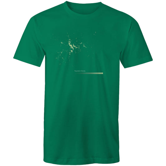 Population Density Hobart Mens T-Shirt