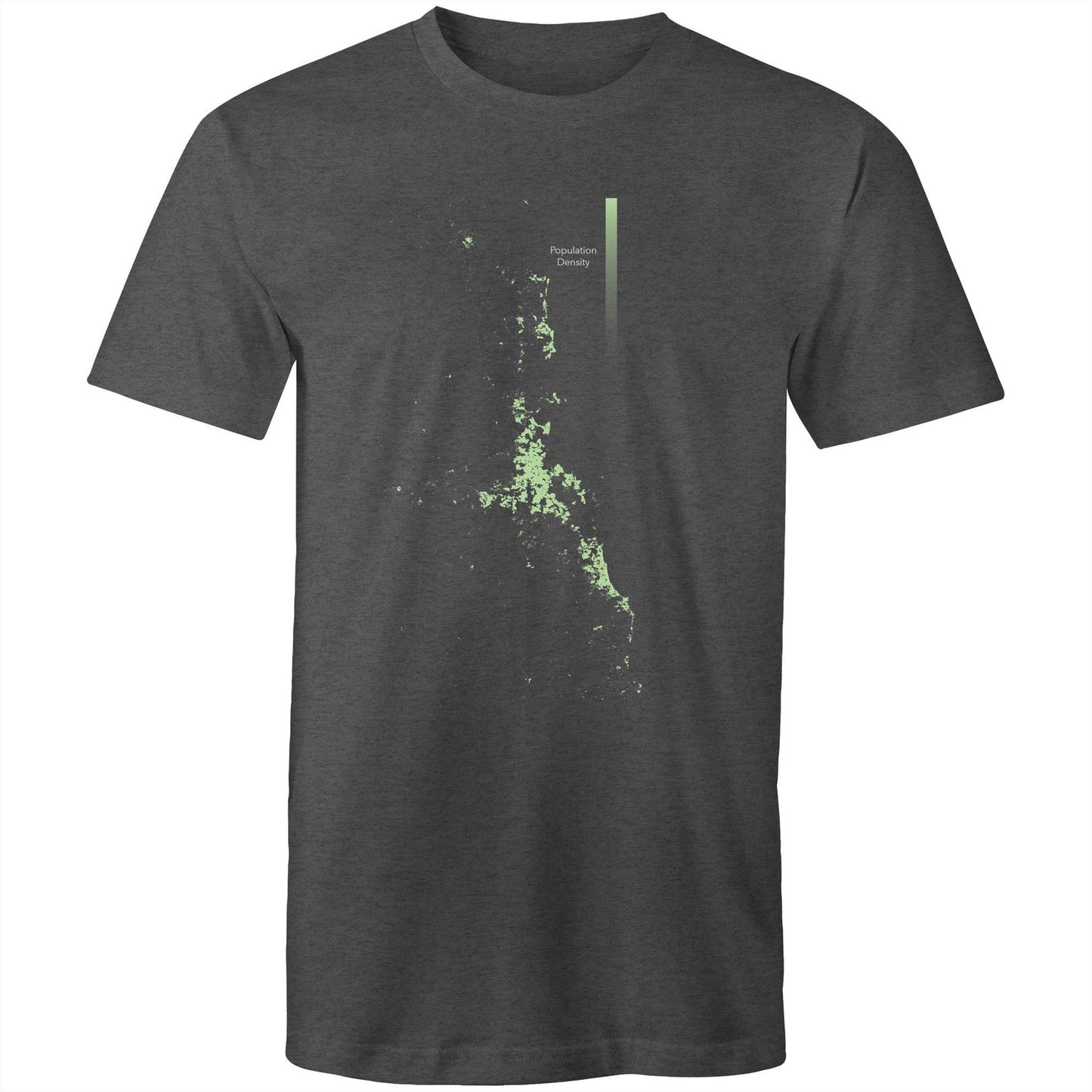 Population Density Brisbane Mens T-Shirt