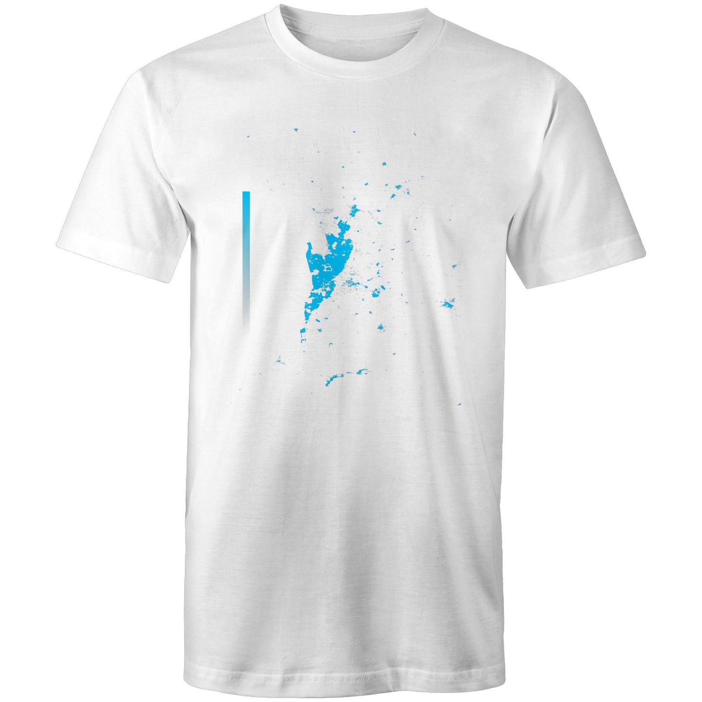 Population Density Adelaide Bright Mens T-Shirt