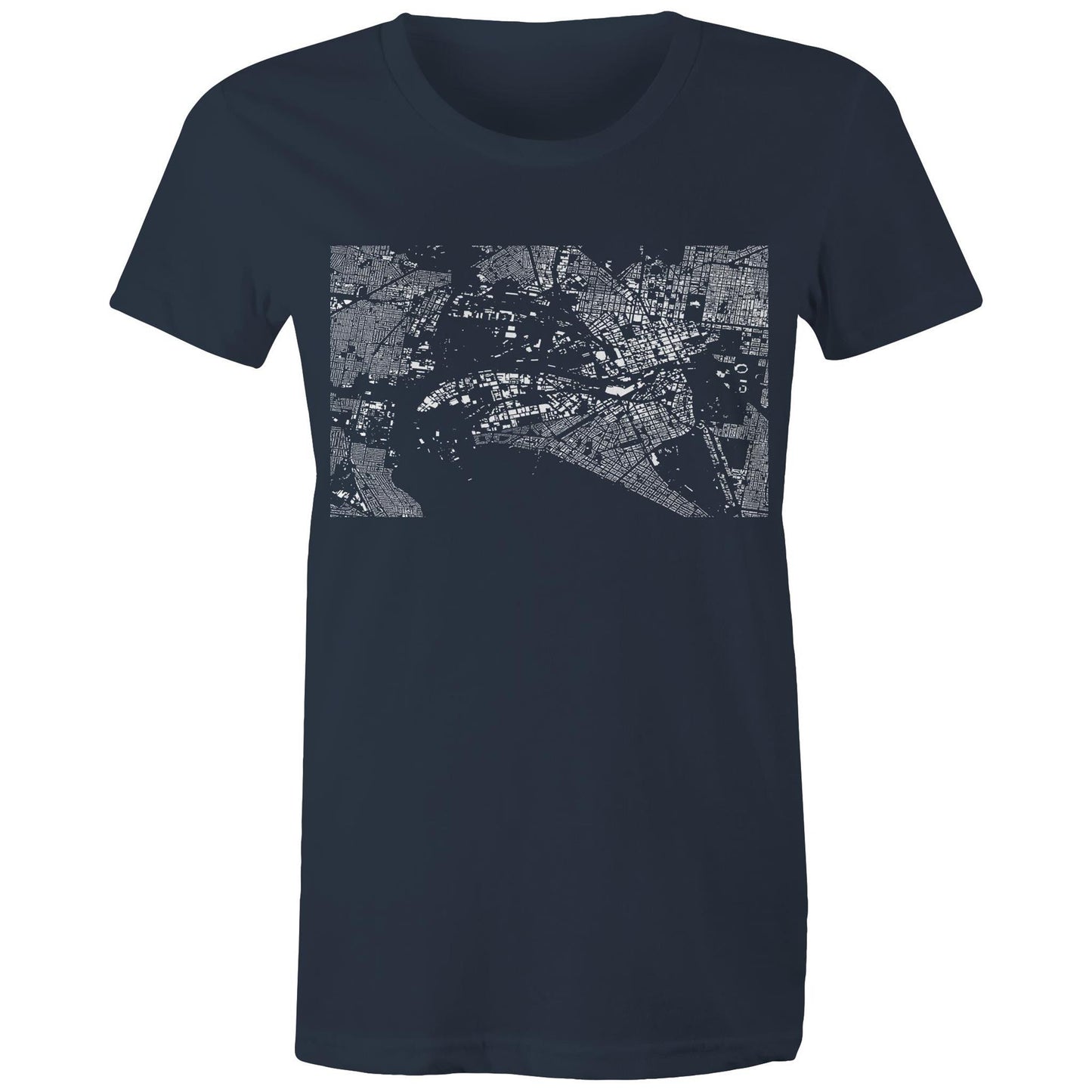 Buildings Bay City Womens T-Shirt