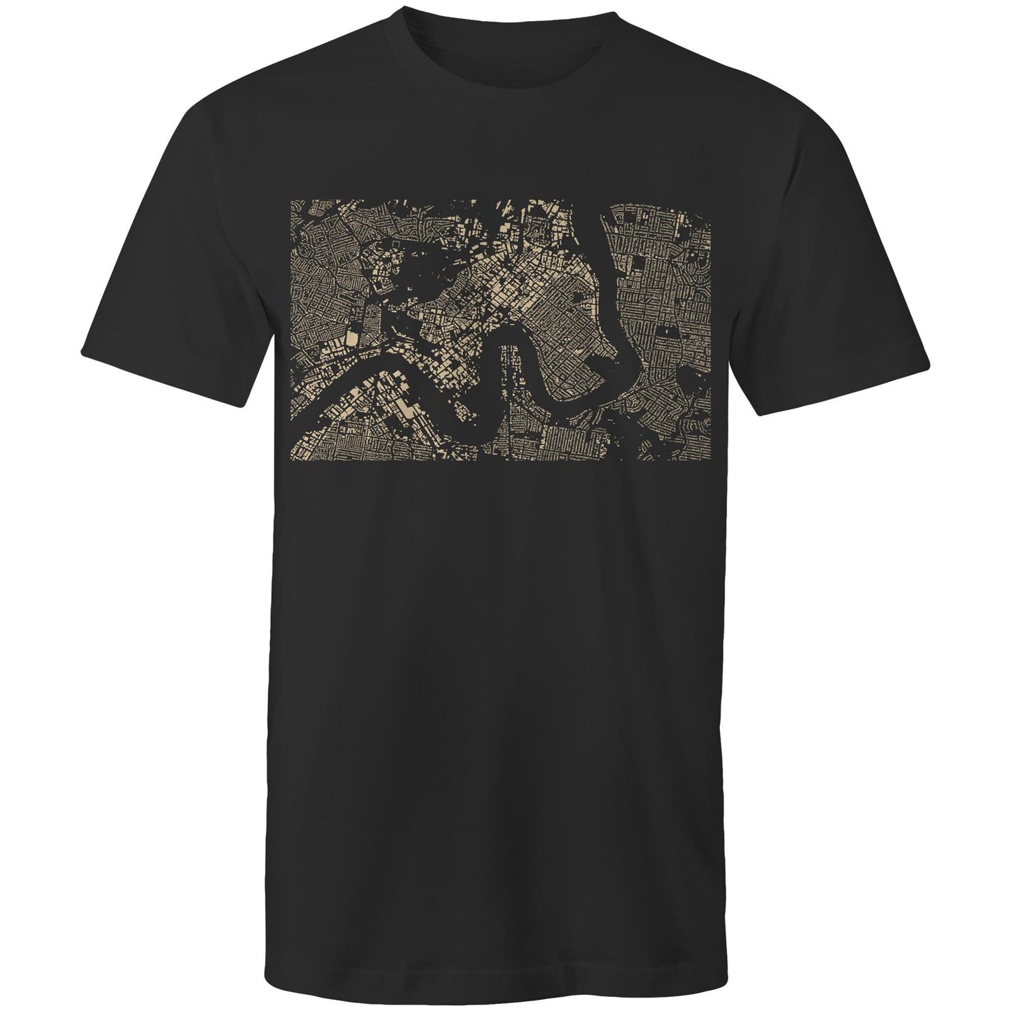 Buildings River City Mens T-Shirt