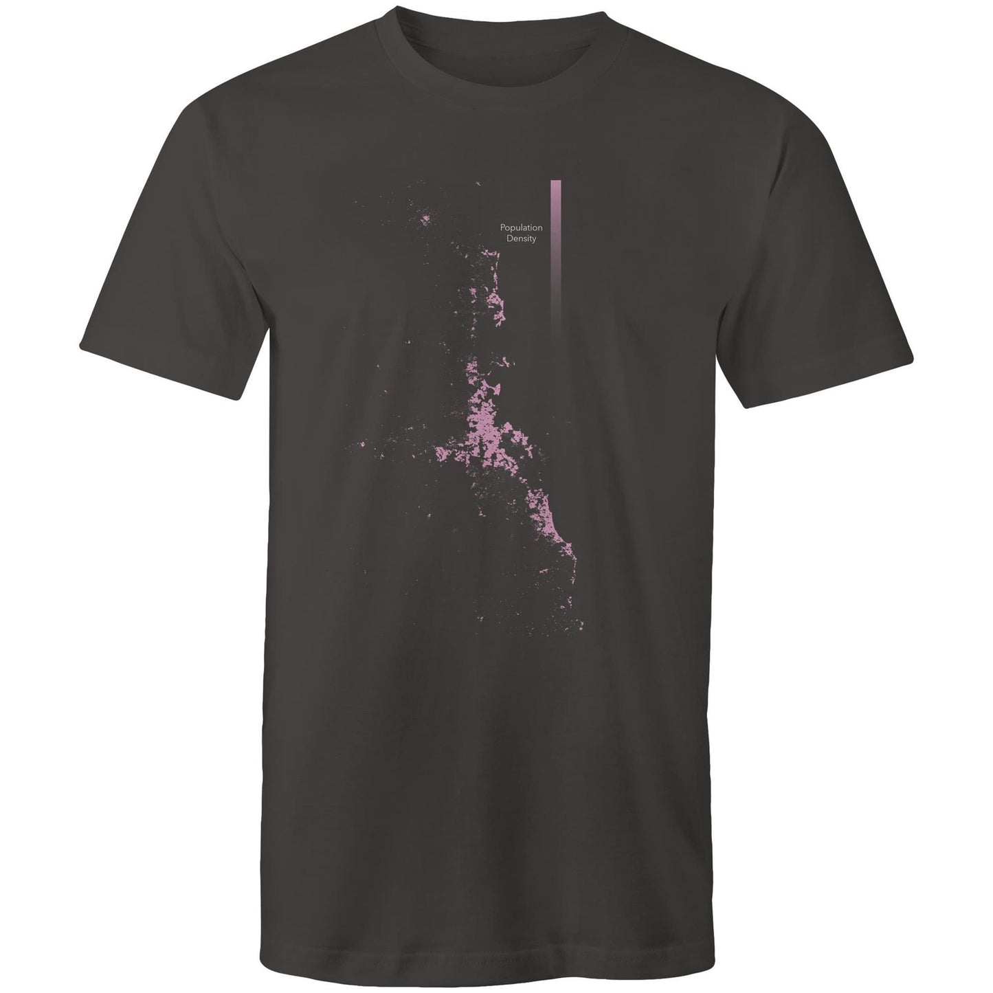 Population Density Brisbane Mens T-Shirt