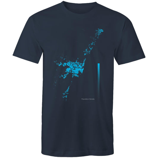 Population Density Sydney Bright Mens T-Shirt