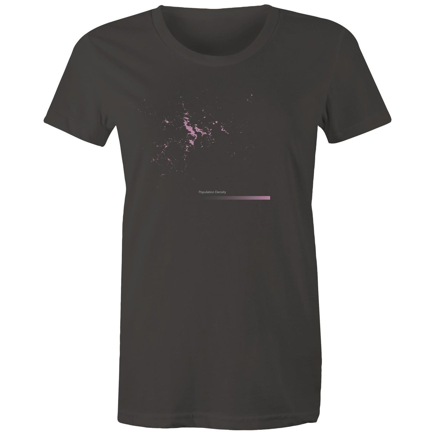 Population Density Hobart Womens T-Shirt