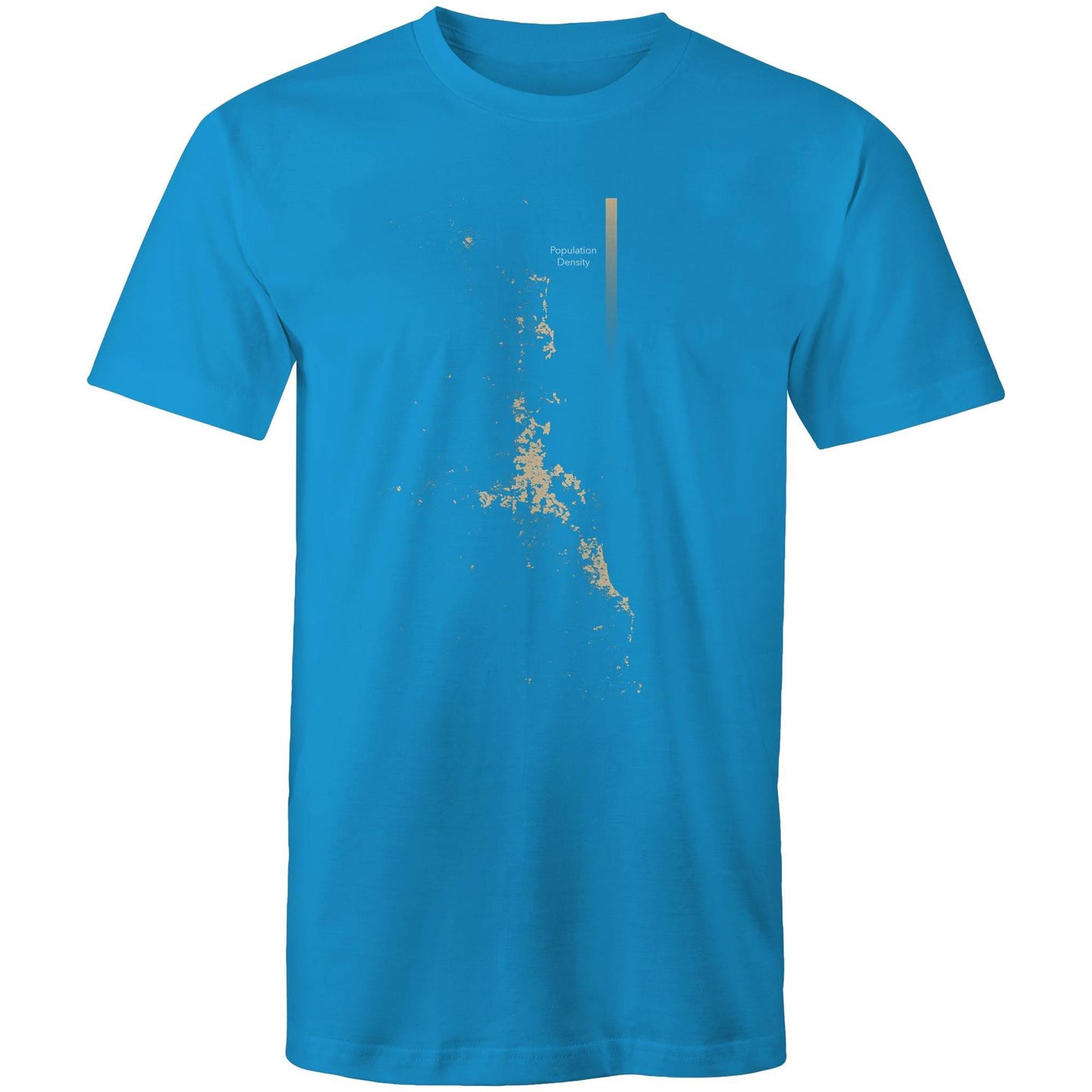 Population Density Brisbane Mens T-Shirt