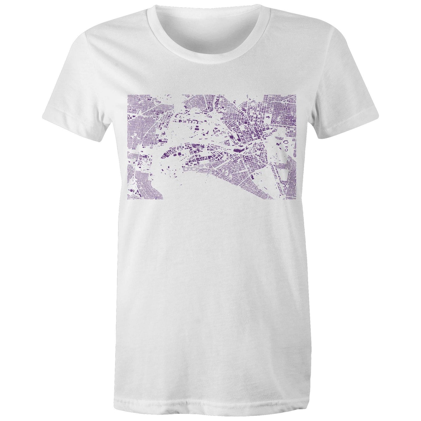 Buildings Bay City Womens T-Shirt