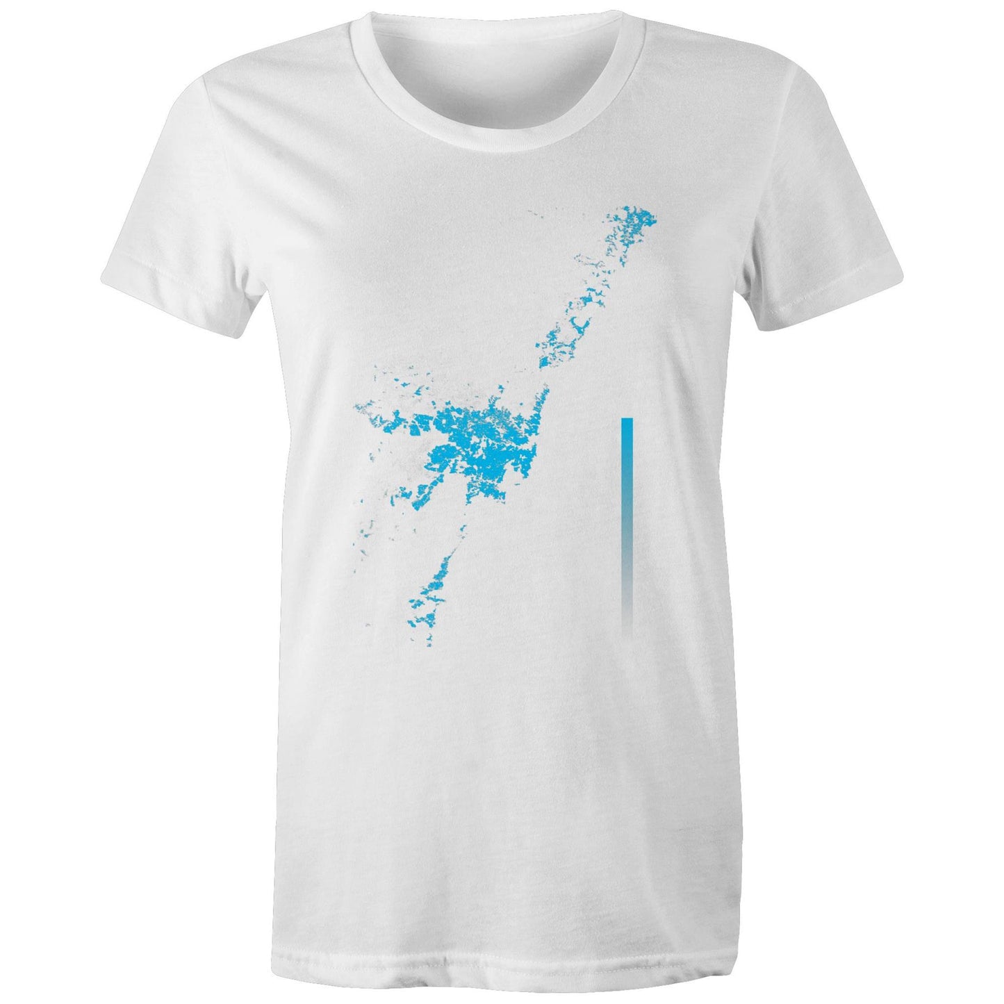 Population Density Sydney Bright Womens T-Shirt