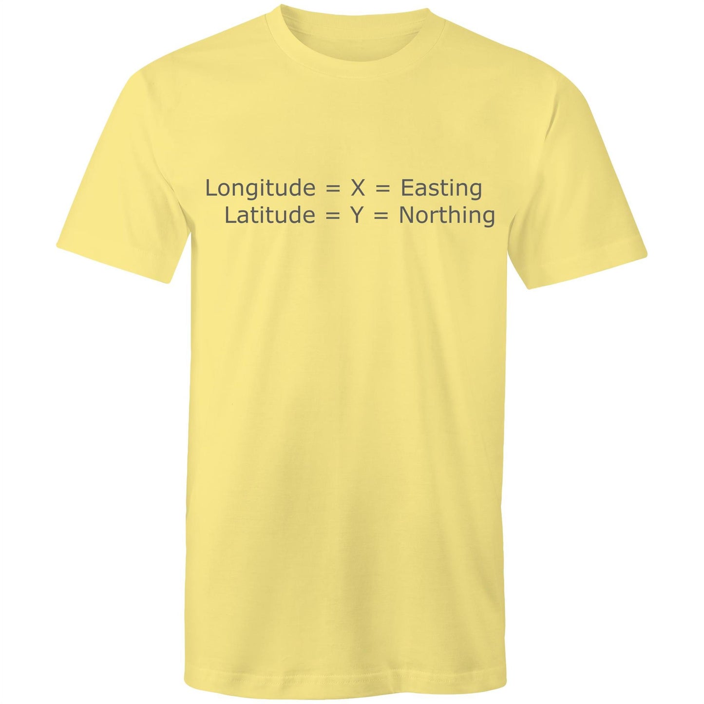 Longitude is X Mens T-Shirt