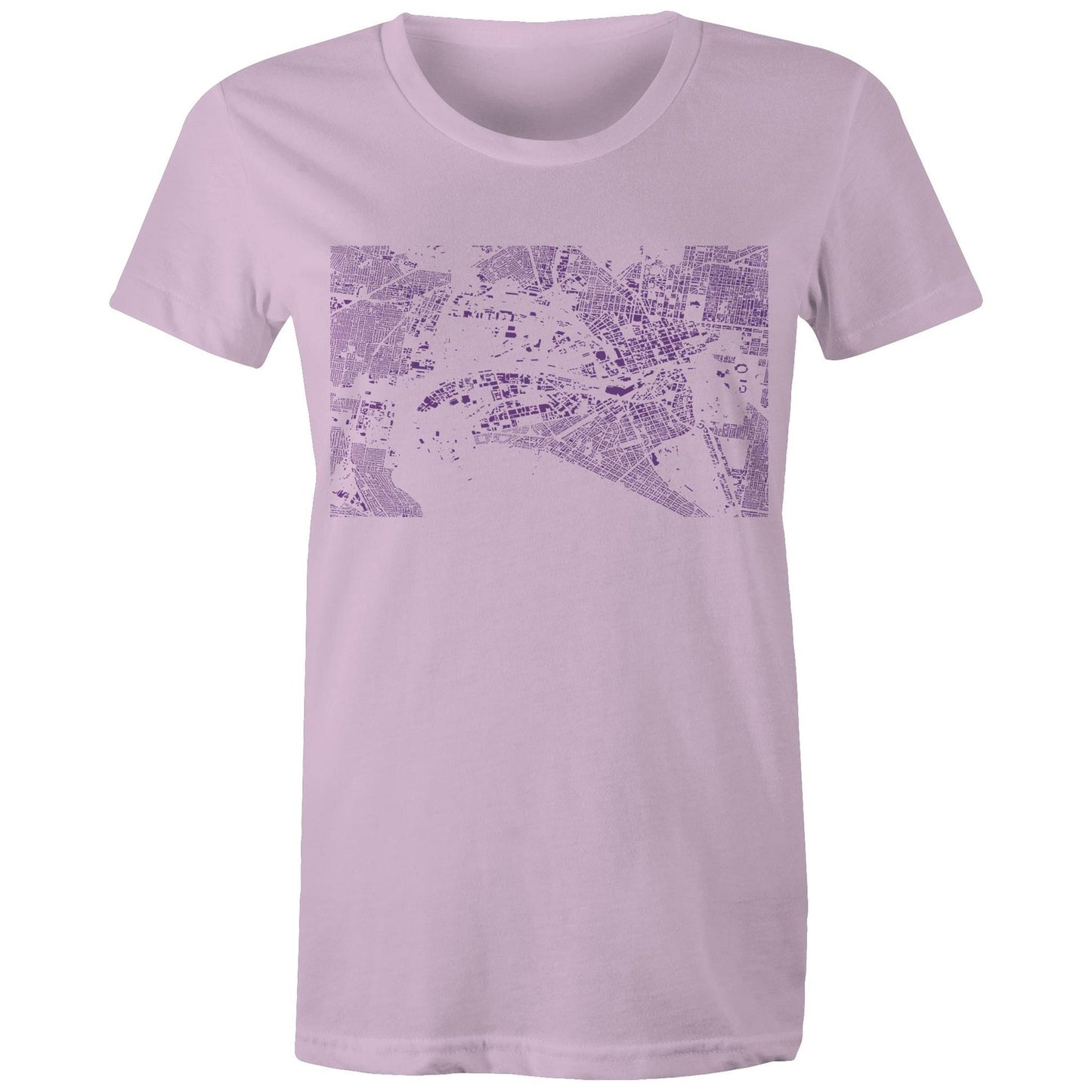 Buildings Bay City Womens T-Shirt