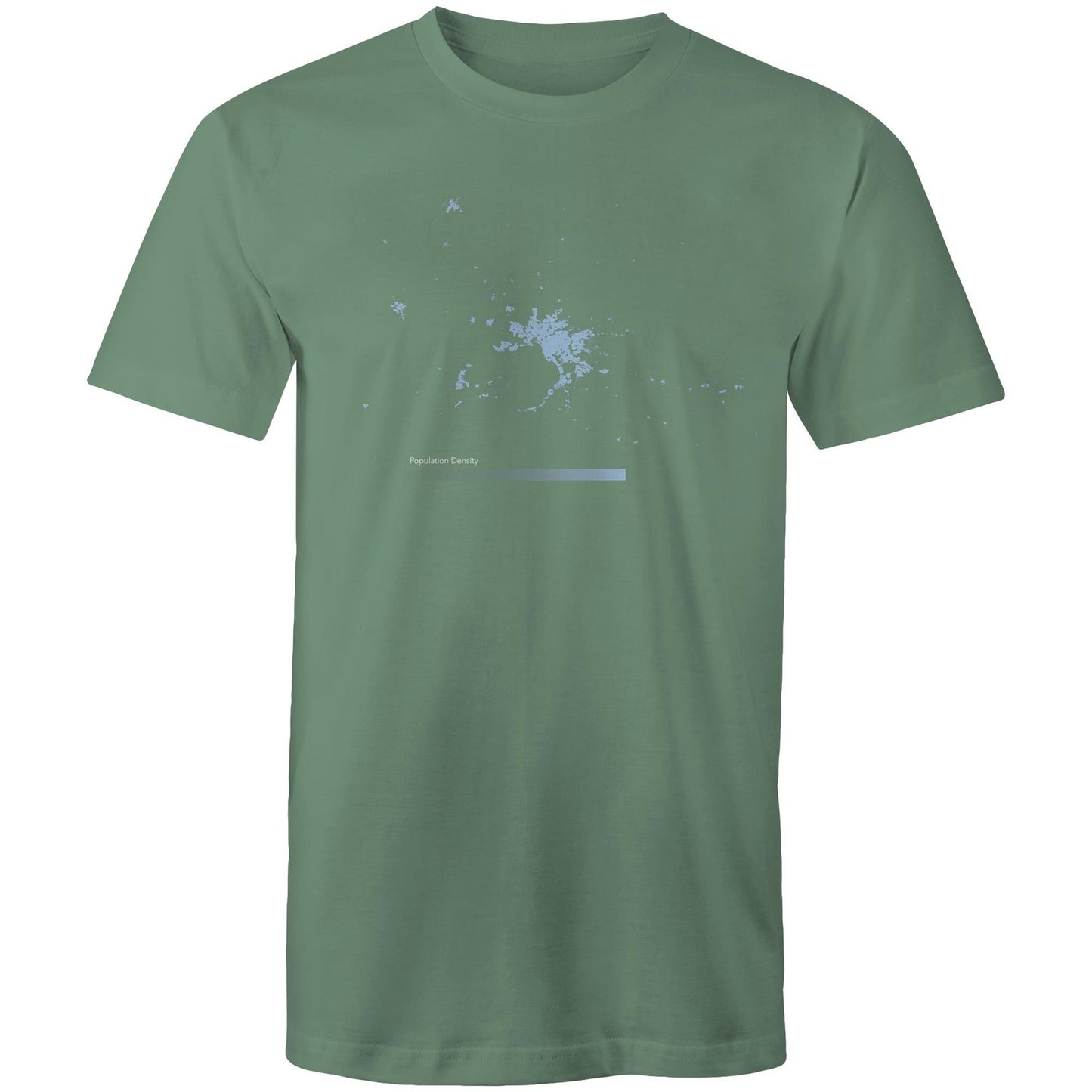 Population Density Melbourne Mens T-Shirt