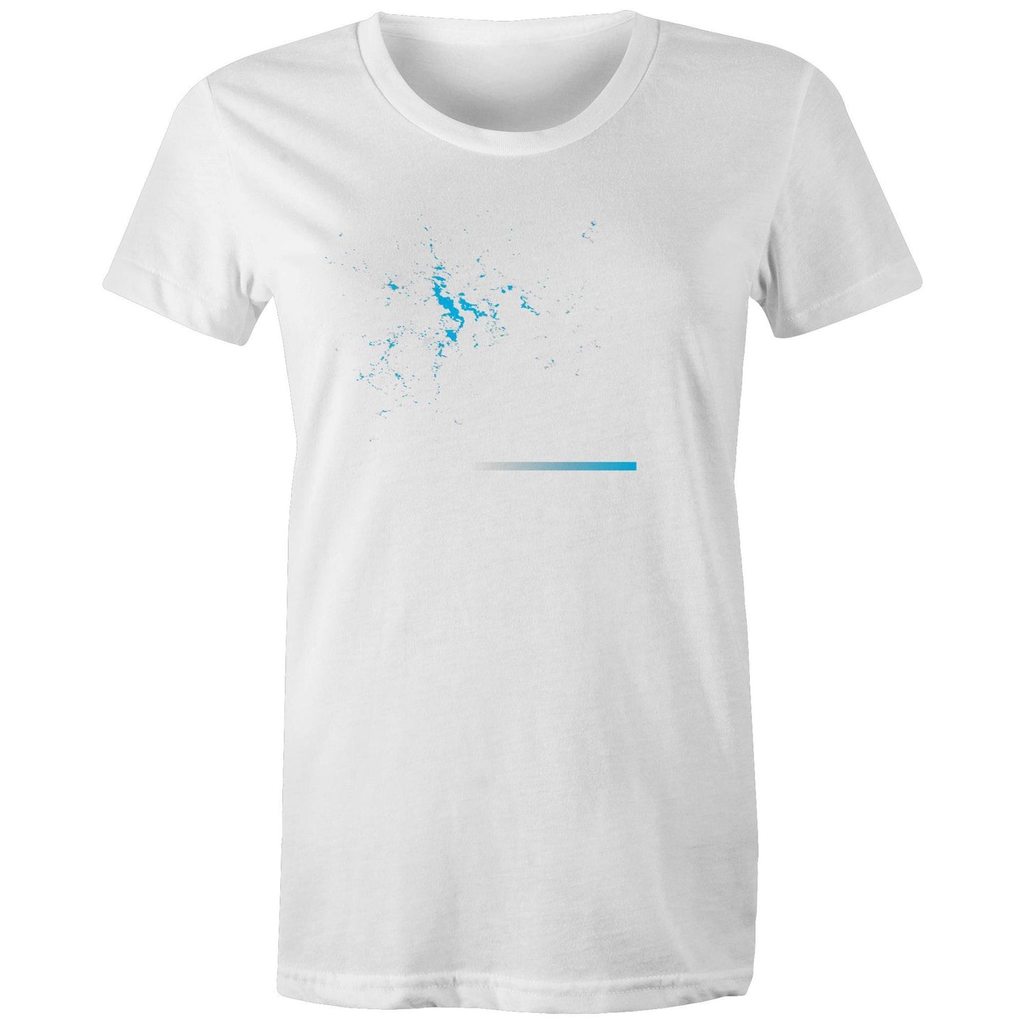 Population Density Hobart Bright Womens T-Shirt