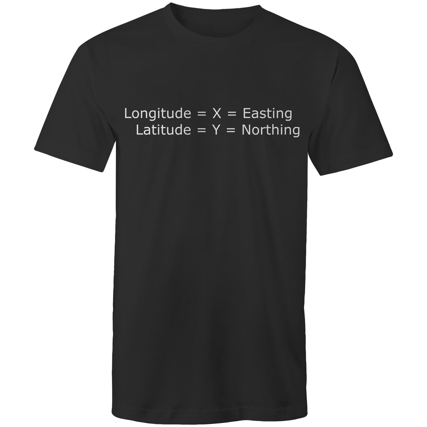 Longitude is X Mens T-Shirt