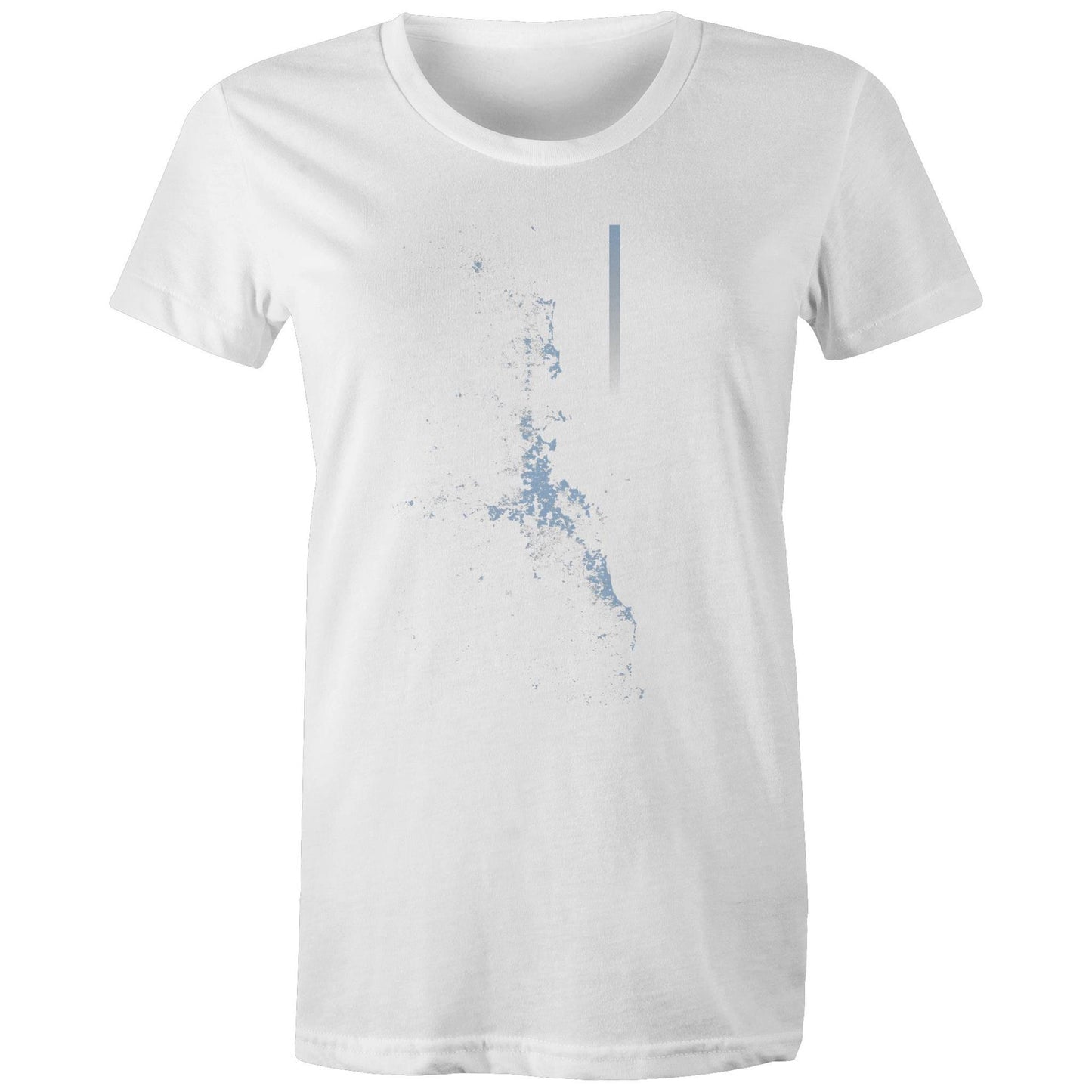 Population Density Brisbane Womens T-Shirt